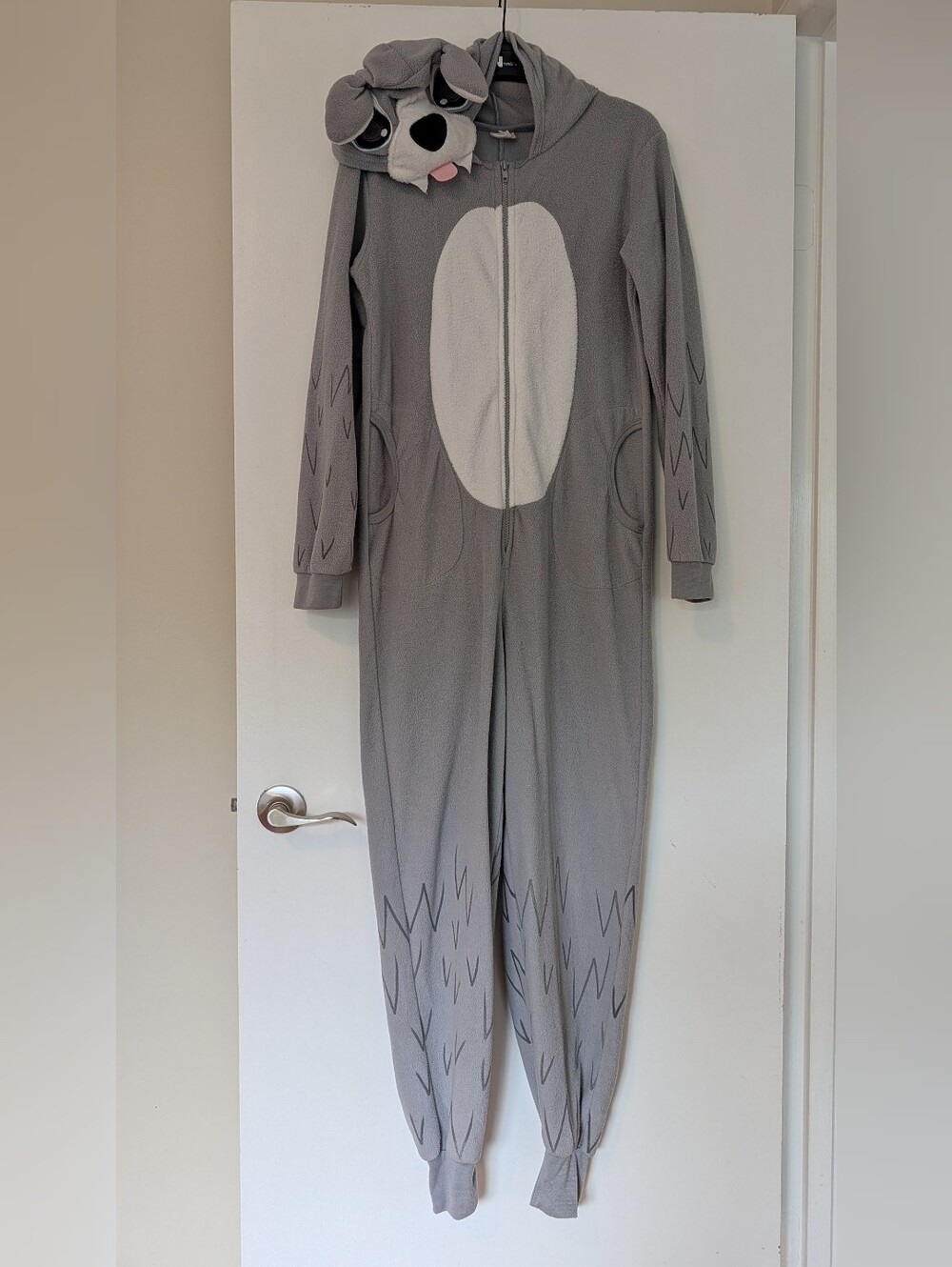 Adult Dog Costume Onesie Pajama Size S Unisex